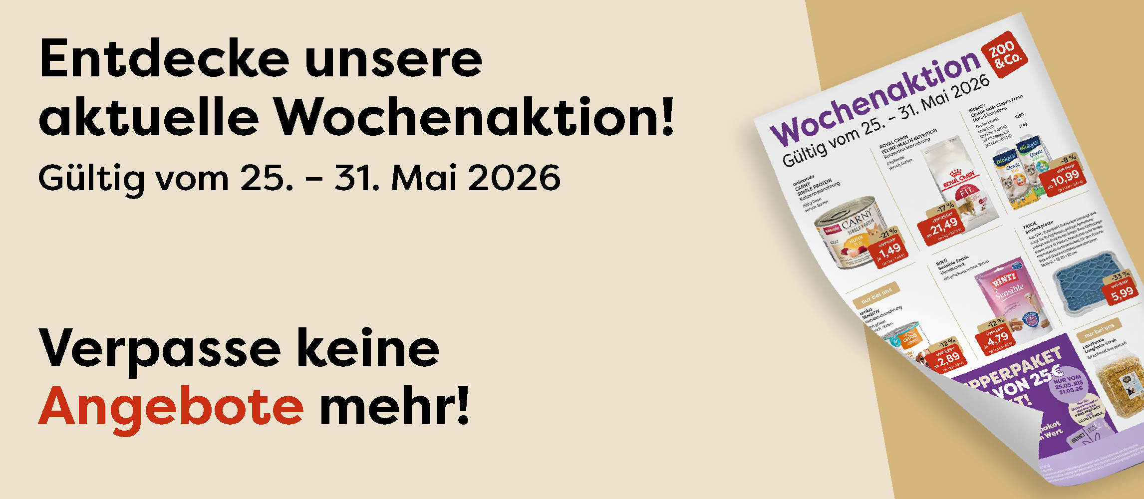 Entdecke unsere Wochenaktion!